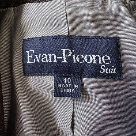 Evan Picone Gray Blazer Suit Jacket Womens Size‎ 10 - Picture 3 of 4